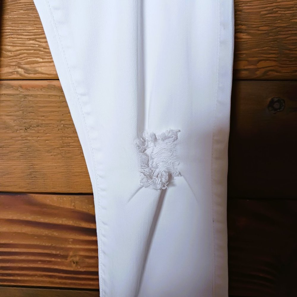 FIDELITY Belvedere Hi Rise ultra slim raw hem distressed stretch Sz 29 EUC - Picture 8 of 11